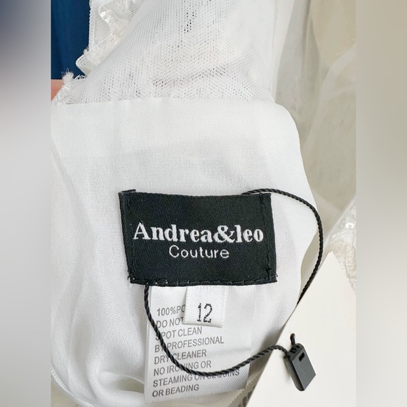 ANDREA & LEO COUTURE Rania Monarch Embellished Mermaid Wedding Gown - Picture 8 of 11